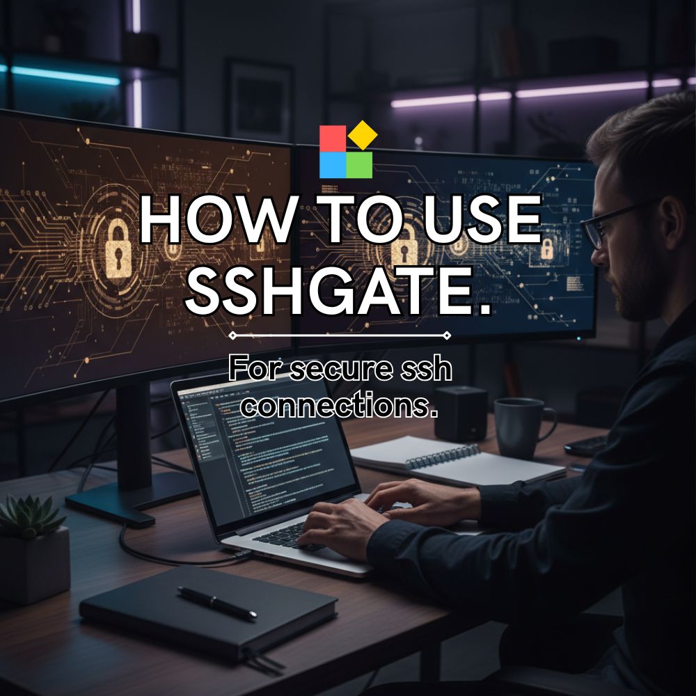 Using SSHGate to create a secure SSH connection from any device
