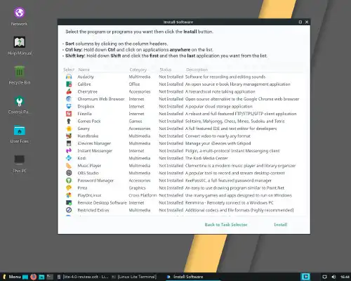 Free Linux Lite online Free Linux Lite online