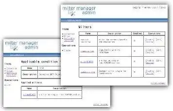 Download web tool or web app milter manager Download web tool or web app milter manager