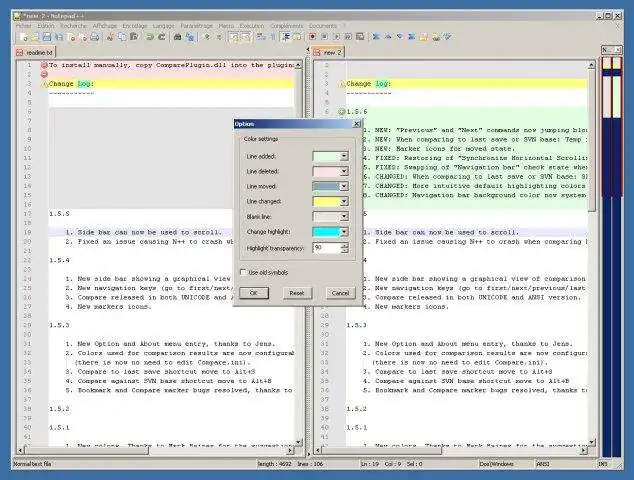 Download web tool or web app Notepad++ Compare plugin Download web tool or web app Notepad++ Compare plugin