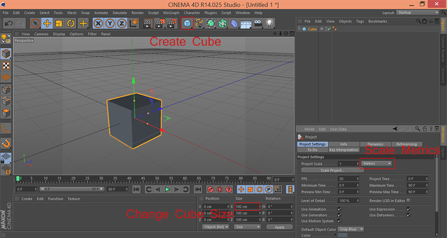 Cinema4D-Create-Cube-Scale